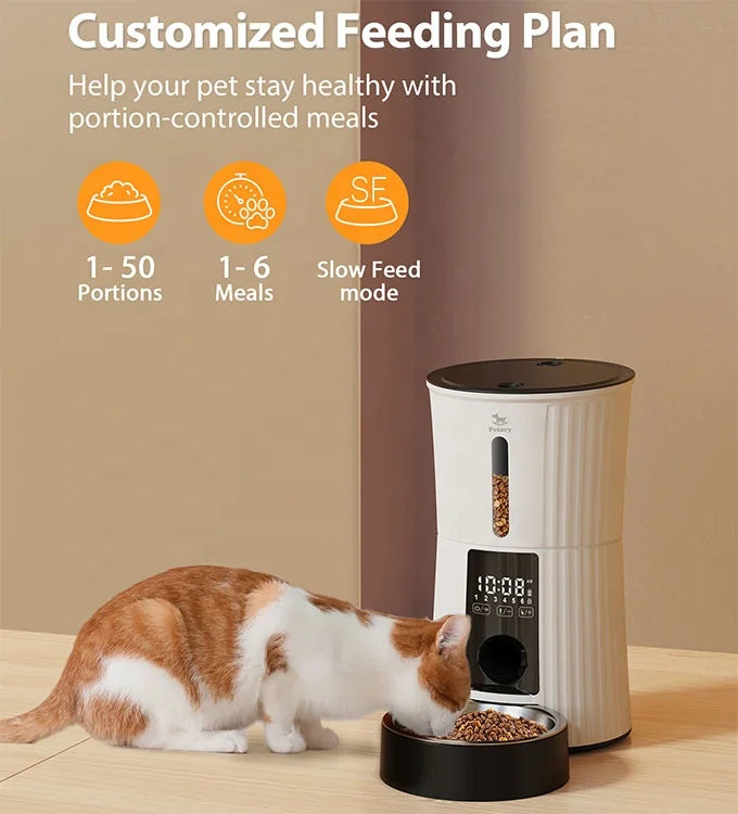 Smart Automatic Cat Dog Pet Feeder Food Dispenser Puppy Dog Stainless Food Pet Auto Bowls & Feeders For Dogs Pets Cats